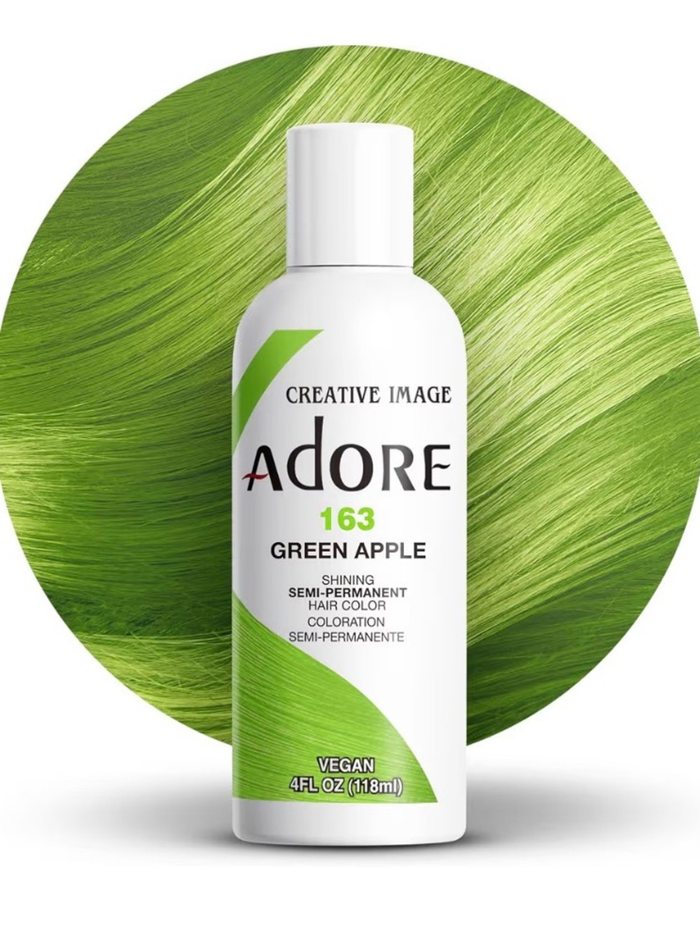 Adore 163 Green Apple Hair Color